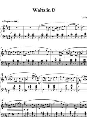 Waltz in D